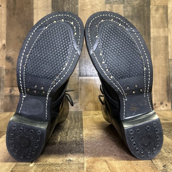 Corcoran 1500 Black Lace Up Jump Boots Mens 11 D - Picture 3 of 12